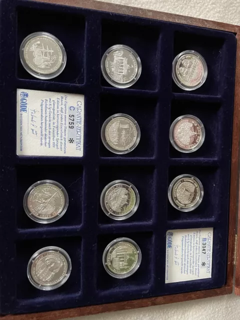 Silbermünzen, Münzen, Gedenkmünzen, Münzsammlung Deutsche Einheit