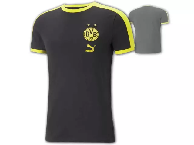 BVB 09 ftblHeritage T7 Tee PUMA Borussia Dortmund T-Shirt Jersey M L XL XXL 3XL