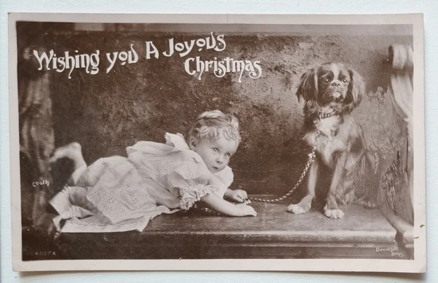 Boîte Poupée Ancienne Éden Bébé Avec Carte Postale - 1909 (Collection)