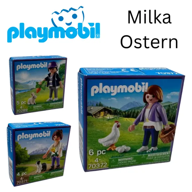 Playmobil Milka Ostern Serie 2020 70289 70371 70372 wählen - NEU & OVP