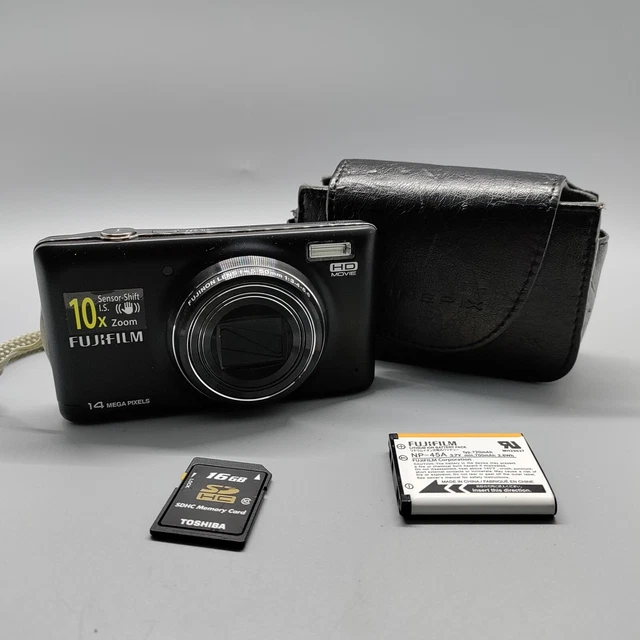 Fujifilm FinePix T350 14.0MP Compact Digital Camera Black Tested