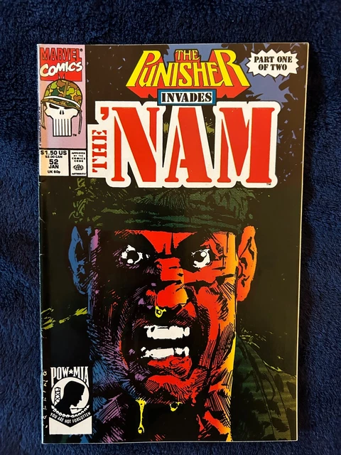 The 'Nam #52 Frank Castle Punisher Invades The NAM - 1991 - Marvel Comics