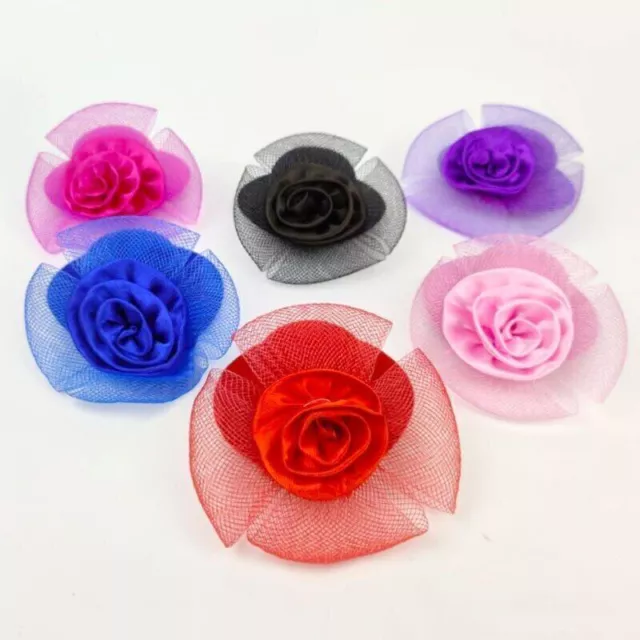 Colorful Hat Miniature Accessories Headwear Rose Flower Hats for 11.5in 1/6 Doll 2
