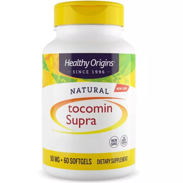 Healthy Origins, Natural Tocomin SupraBio®, 50mg, 60 Weichkapseln - Blitzversand