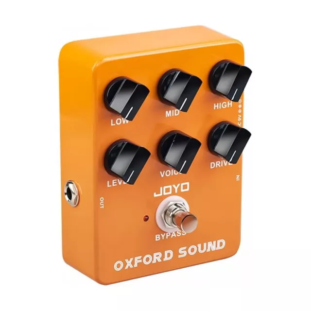 JOYO JF-22 Oxford Sound Guitar Effects Pedal Orange Amp Sim Classic British Rock 3