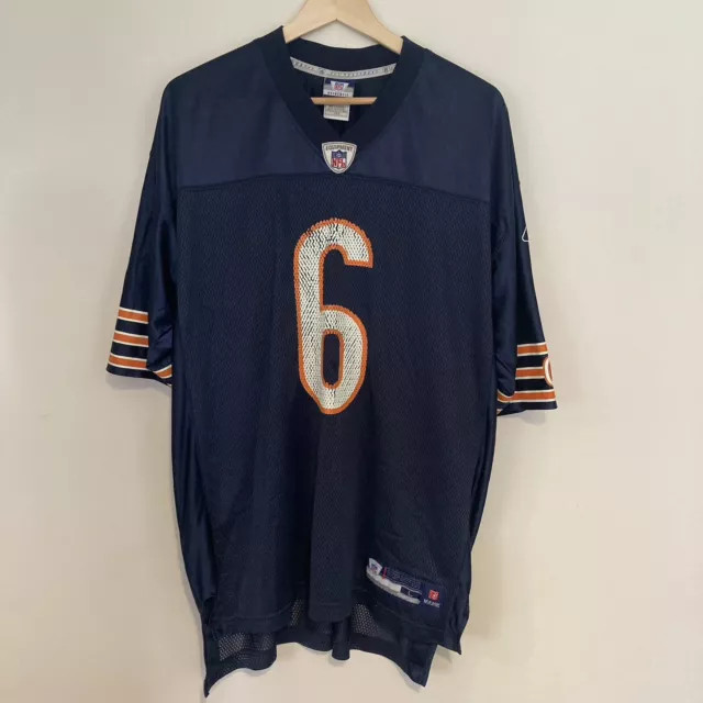 Reebok NFL Chicago Bears Jay Cutler 6 Jersey Shirt Size Large