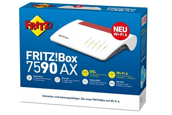 AVM FritzBox 7590 AX Internet Router WiFi 6