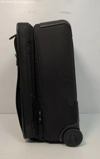 TUMI ROLLING WHEELS Suitcase Carry On Travel Luggage Zipper Pockets ...