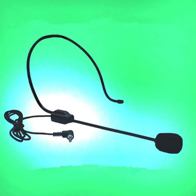 2 PIECES HEADPHONE Microphone Earphones Loudspeaker Portable £7.55