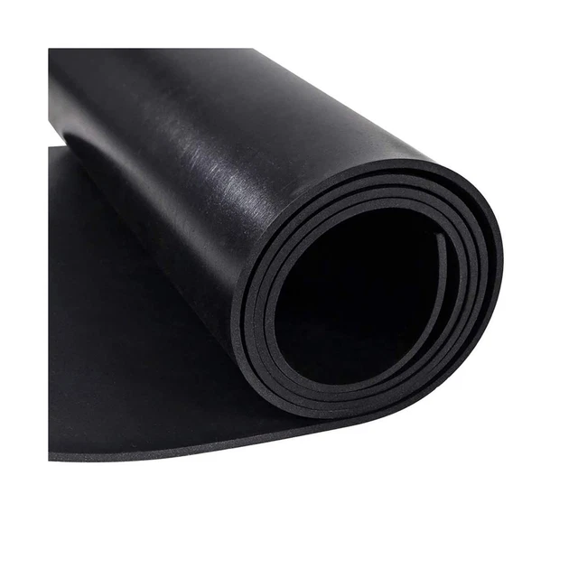 uyoyous Rubber Sheet 1/8" Thick x 39.4" Wide x 39.4" Long Heavy Duty Rubber S...