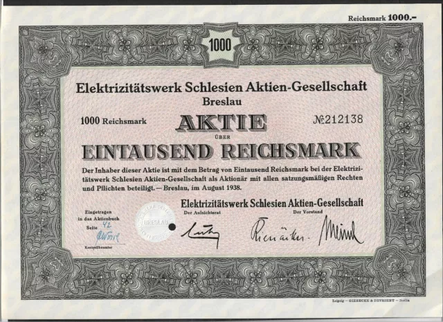 Aktien, Verlosungs-Gutscheine aus dem berühmten Reichsbankschatz 1930 - 1938 2