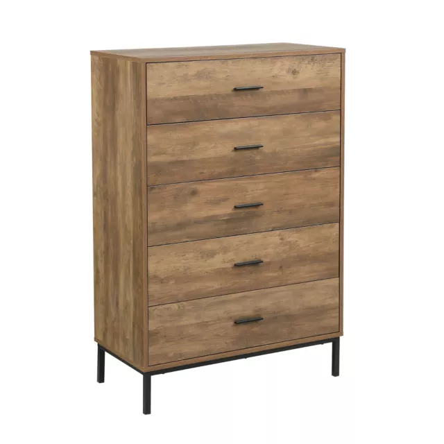 Dressers & Chests of 5 Drawers + 2 x Bedside Table Bundle FREE SHIPPING 2