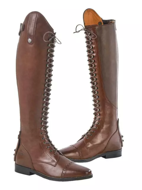 Reitstiefel Busse LAVAL Schnürrstiefel Lederreitstiefel