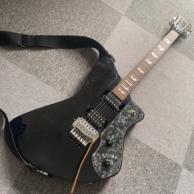 BURNY H-65 ELECTRIC Guitar Blue Used Shipping From Japan