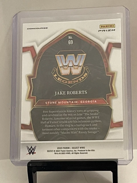 CARTE DE LUTTE Jake The Snake Roberts 2006 Topps chrome WWE Heritage