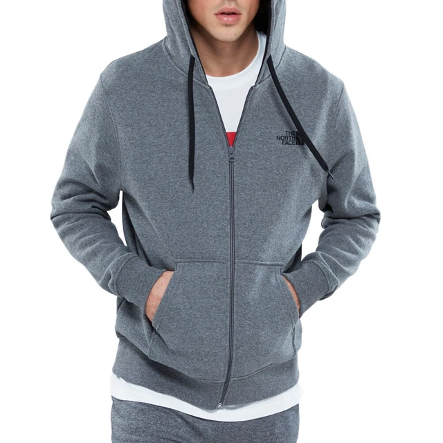 Felpa Zip con Cappuccio The North Face Open Gate Grigio Uomo Codice CG46-LXS ...