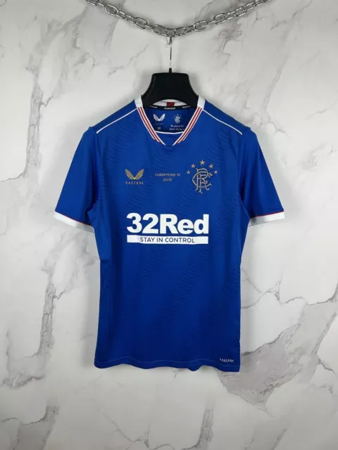 Castore Rangers Fußballtrikot 2020–2021 Home 2 Kit M