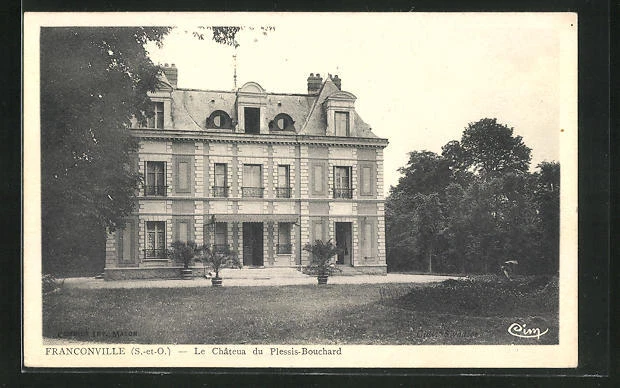 CPA Franconville, Le Chateau du Plessis-Bouchard