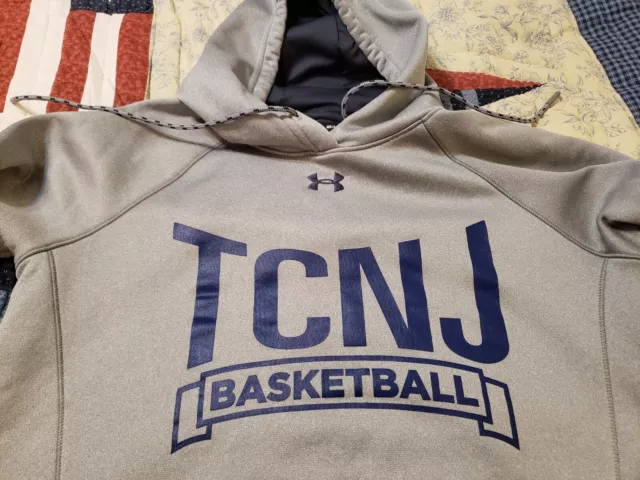 Under Armour Womens Double Threat UA Armour Fleece Hoodie TCNJ Basketball Size M