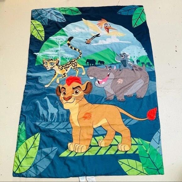 Manta edredón de cama reversible para niños pequeños Disney Rey León samba Nala Rafiki