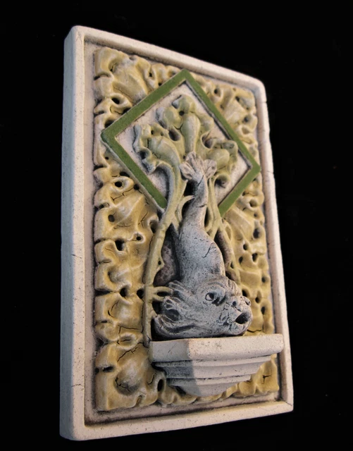 Dolphin Shrine   Garden  Arts & Crafts  Gothic  Ellison Tile 2