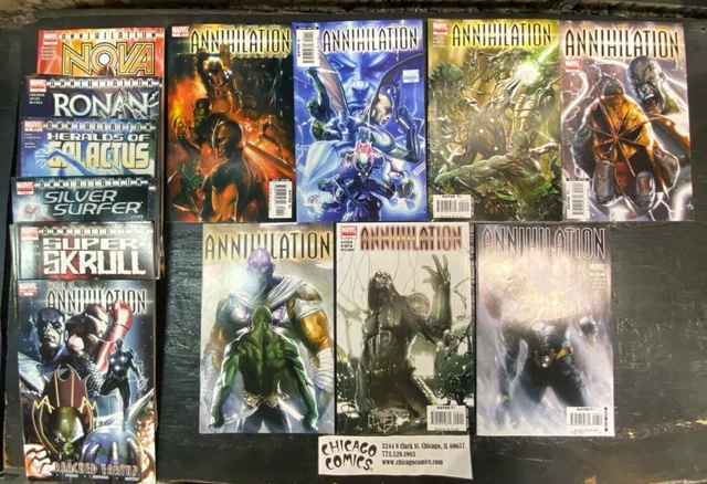 ENSEMBLE COMPLET DE SÉRIES Annihilation #1-6 + Spin-Offs !!! Marvel
