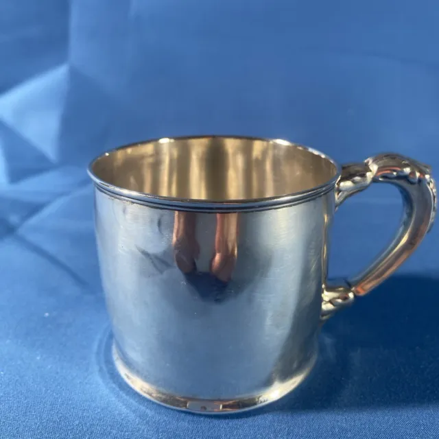 *ANTIQUE* Gorham Sterling Silver Baby Cup, Rare Handle. 1897 *RARE*.  78g.