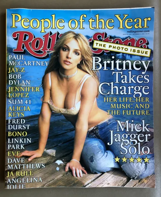 BRITNEY SPEARS - Rolling Stone Magazine #883/884 - December 2001