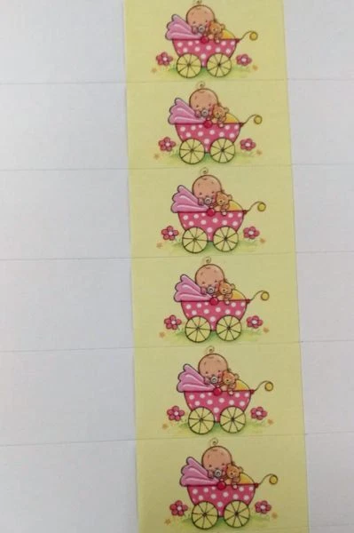 Cartotecnica Italiana 100 Pz Bigliettini Bomboniera Nascita Battesimo Bambina