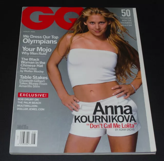 GQ Magazine August 2000 Anna Kournikova