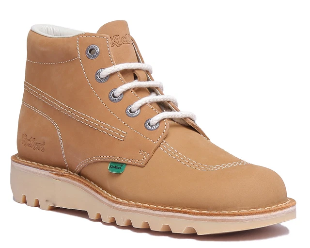 Kickers Bébé Fille Hi Roll Bottine, Peau, 31 EU