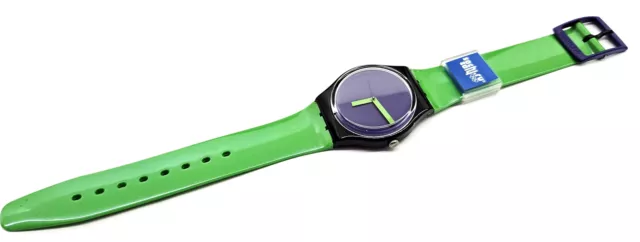 SWATCH STANDARDS 2014 - GB267D - Green N' Violet PROMO Sochi Neuf