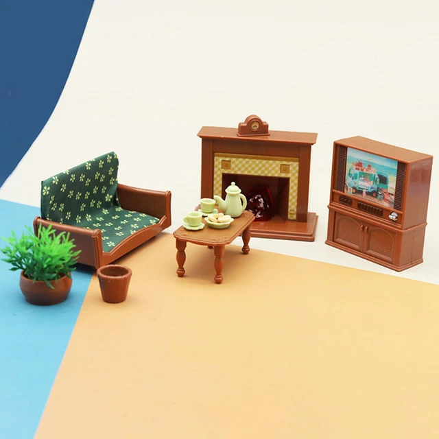1/18 Dollhouse Miniature Furniture Miniature Scene Model For Bedroom Decor