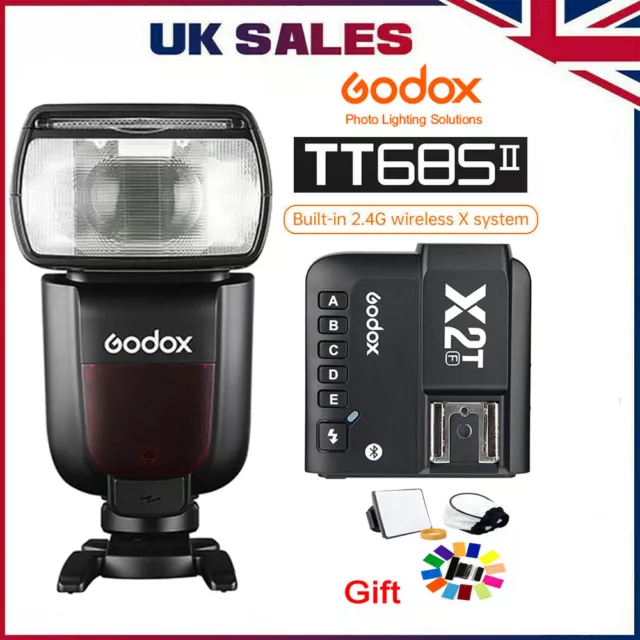 Godox TT685IIF 2.4G Wireless TTL HSS Flash Speedlite Light + X2T-F Flash Trigger