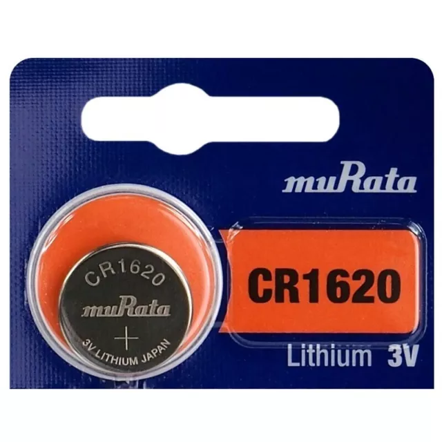 SONY Murata CR1620 Lithium Knopfzelle 1* Batterie 80mAh 3V CR 1620 ÖZENSAAT