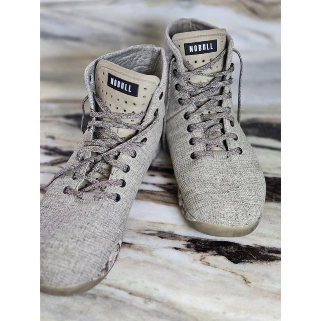 NOBULL HIGH TOP Trainer Dark Grey Geometric Gum Sole Mens 9  display picture 3