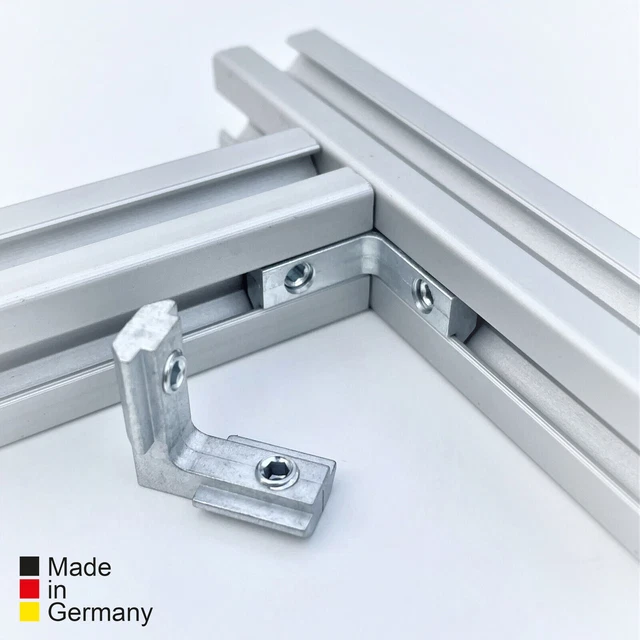 Alu-Profile 30x30mm – 6 Stück à 2m (12m Gesamt) – Nut 8mm – Für Montage & Konstruktion