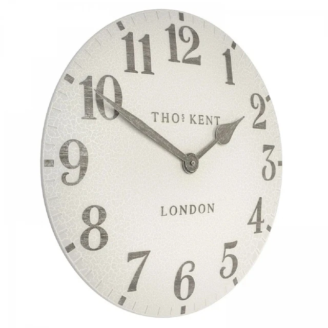 THOMAS KENT LARGE Outdoor Arabic Crackle Wall Clock 20 inch £86.39 ...