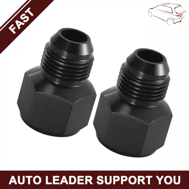 Universal Piece of 2 AN10 Female to AN8 Male Flare Reducer Fitting Adapter