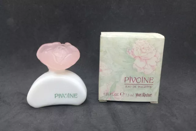 Miniature de parfum - Yves Rocher : Pivoine (Eau de toilette de 7,5 ml)