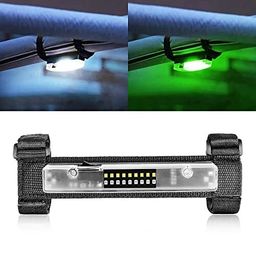 Roador Universal Roll Bar Mount LED Light UTV Dome Light W/Switch car Interio...