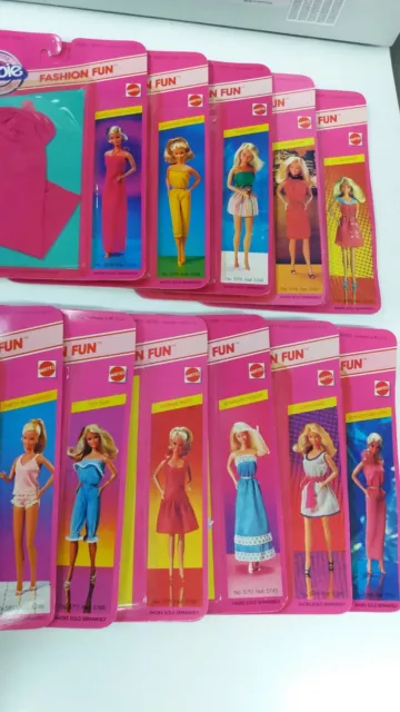 VESTITO DI BARBIE da collezione - Anno 1982 Originali Mattel vari