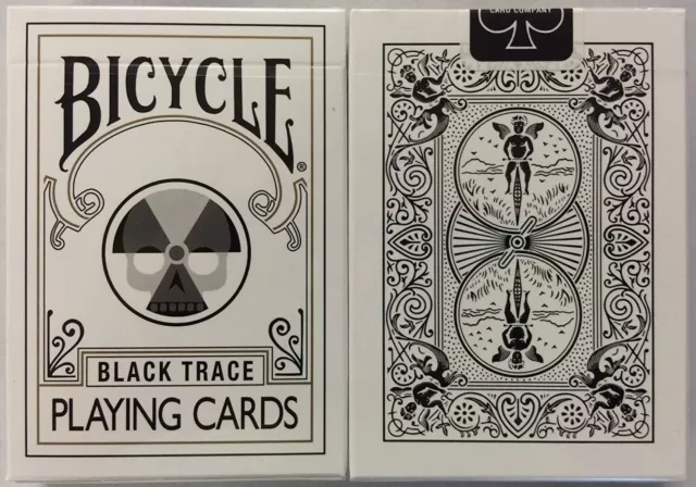 Rare Bicycle Black Nuclear Bad Apple Trace Poker Playing Cards Rider Back Deck