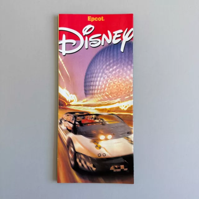 2000 Epcot Walt Disney World Guide Map Book Brochure WDW Food Rocks Test Track