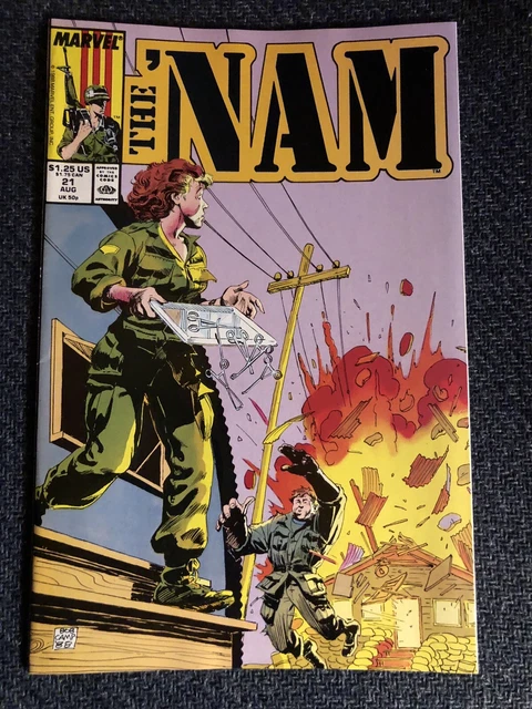 Marvel Comics - The 'Nam #21 Aug 1988 - Do Not Forsake Me - VF/NM