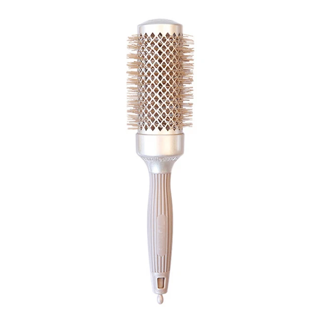 1 pieza peine rizado de tubo de aluminio profesional para salón de peluquería peine rizado para cabello