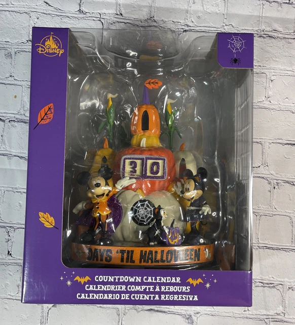 DISNEY PARKS HALLOWEEN Countdown Calendar Mickey Minnie Mouse Figaro