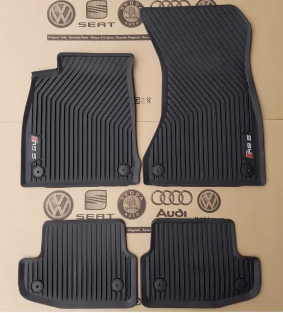 Audi A5 8W B9 original RS5 tapis en caoutchouc avant + arrière tapis