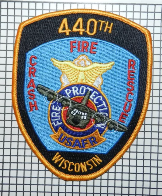 Ärmelabzeichen USA Patch Feuerwehr Air Force Milwaukee