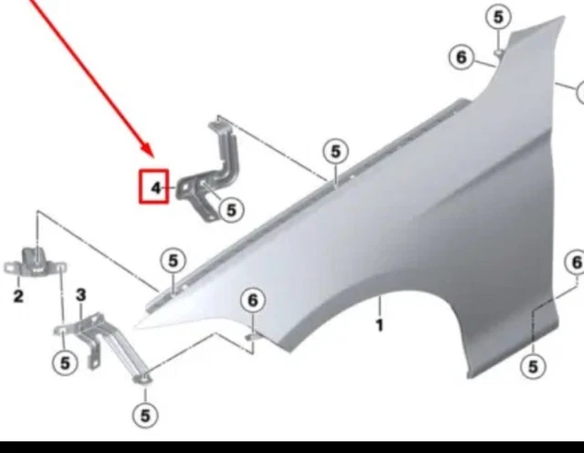 BMW 1' 2' Series F20 F21 F22 F23 M2 LED/Xenon Headlight Bracket - Left (JS) £14.85 - UK